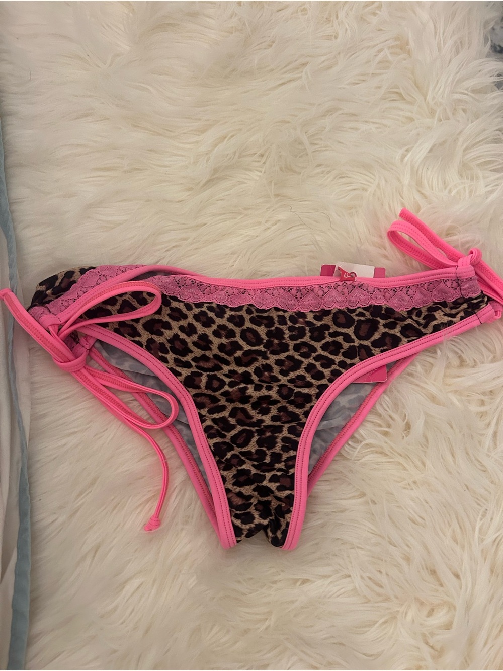 Chynna Dolls Lace Leopard Bikini Bottom- M/L